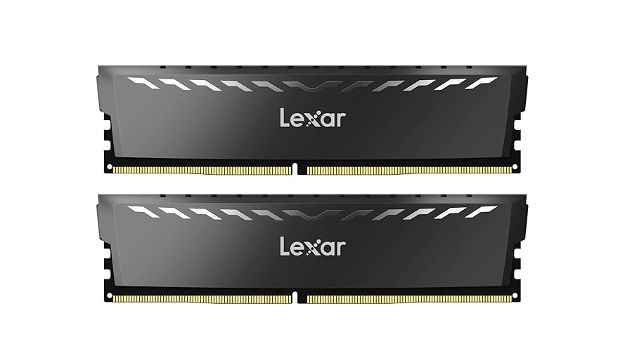 Lexar THOR RAM DDR4 32Go Kit (16Go x 2) 3200 MHz, DRAM 288-Pin U-DIMM PC Mémoire RAM, XMP 2.0 Memoire Haute Performance, CL16-18-18-38, 1.35V (LD4BU016G-R3200GDXG) - THOR 3200 MHz - 32Go Kit (16Gox2)
