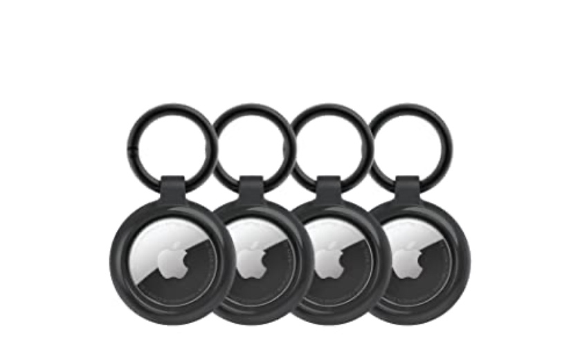 OtterBox Sleek Tracker Case for Apple AirTag (4 Pack) - Black - 4 Pack - Black