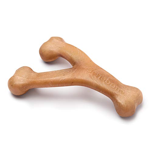 Benebone Wishbone Durable Dog Chew Toy for Aggressive Chewers, Real Chicken, Made in USA, Giant - REAL Chicken - Giant
