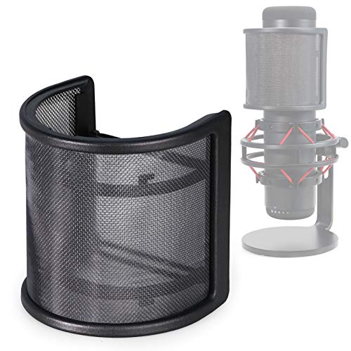 HyperX QuadCast Pop Filter - Microphone Windscreen Cover Compatible with HyperX QuadCast S USB Gaming Microphone by YOUSHARES