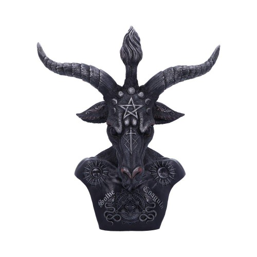 Nemesis Now Celestial Black and Silver Baphomet Bust, Polyresin, 33cm