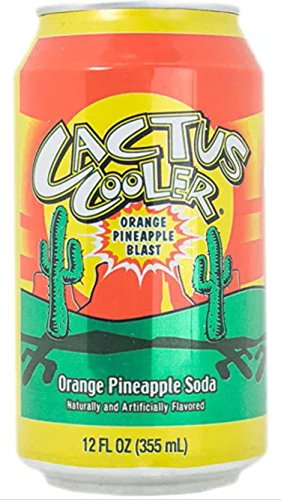 Cactus Cooler Orange Pineapple Soda - 12 Oz (6 - Pack)