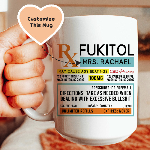 Fukitol Custom Mug - White / 15 oz