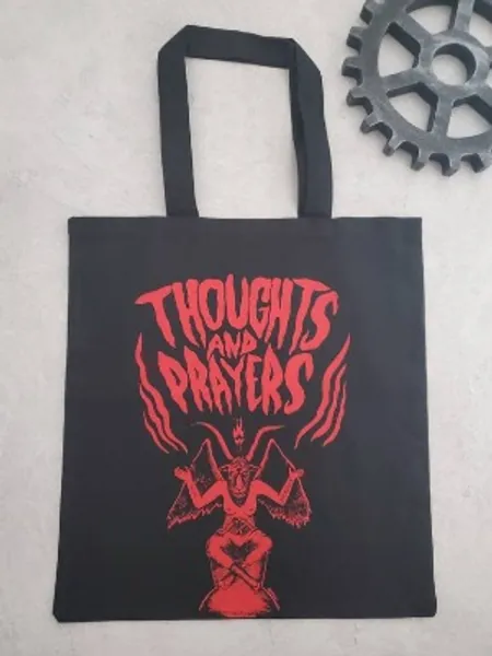 Thoughts and Prayers Tote Bag | Etsy Australia