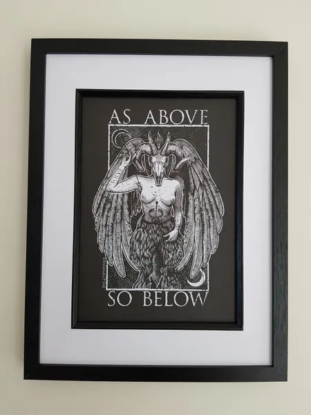 Baphomet - A4 art print