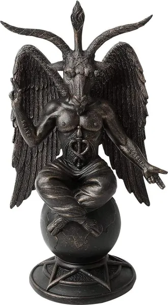 Baphomet antiquity figurine satanic demon occult goat of mendes statue pagan ornament home decor