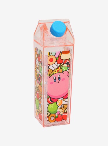 Kirby Snacks Milk Carton Water Bottle