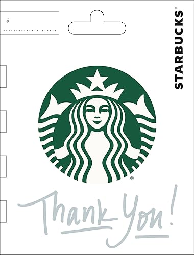Starbucks Gift Card - 25 - Thank You
