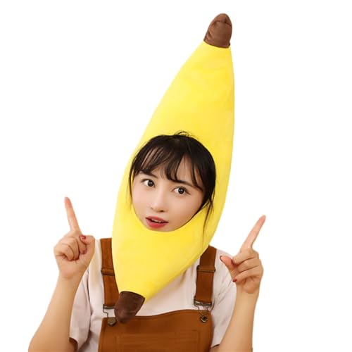 Yokawe Banana Stuffed Plush Hat