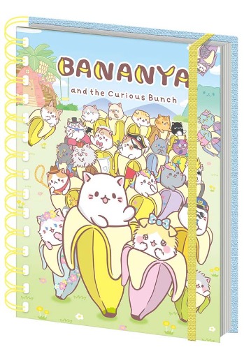 Bananya The Curious Bunch | A5 NOTEBOOK