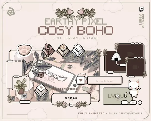 Cosy Boho Bohemian Streaming package