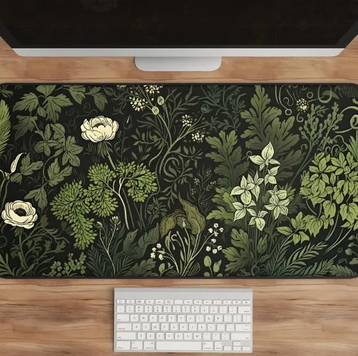 Botanical Art Nouveau Desk Mat