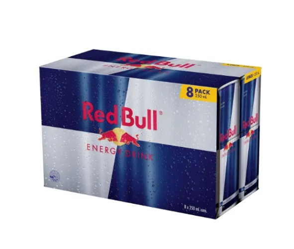 Red Bull Energy Drink Cans 250ml x8 Pack