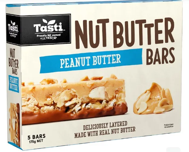 Tasti Nut Butter Bars Peanut Butter 175g | Woolworths