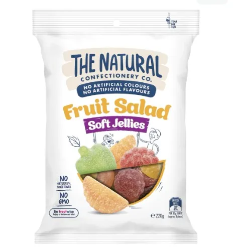 The Natural Confectionery Co. Fruit Salad Soft Jellies Lollies 220g