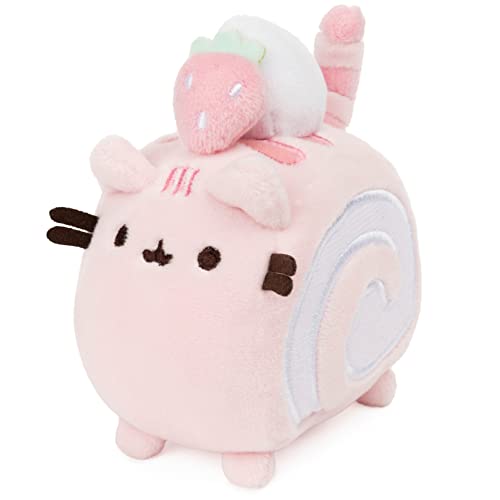 ♡ strawberry roll pusheen plush