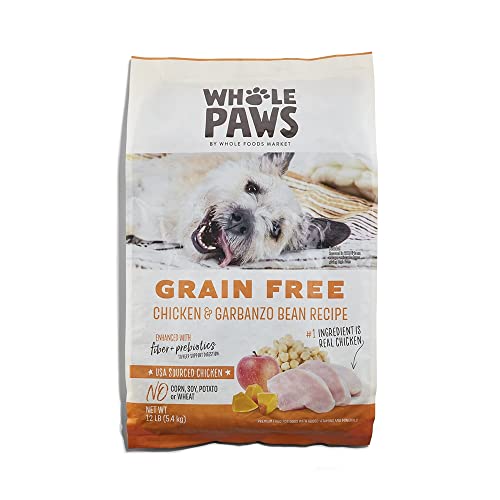 Whole Paws, Whole Paws, Dog Grain Free Chicken & Garbanzo Beans Recipe, 192 Ounce