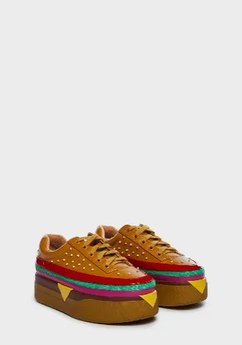 Extra Cheese Plz Burger Sneakers | US 11