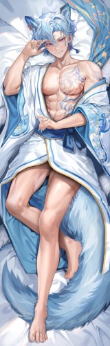 Brave Daki Pillow Cases Pre-Orders  -Limited Time- - Brave Okami VTuber 🐺's Ko-fi Shop