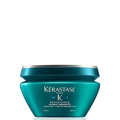 Kerastase Resistance Therapiste Hair Mask | Repairing Cream for Weak, Over-Processed and Damaged Hair | Strengthens and Deeply Nourishes | Protects Against Breakage | For Weak Hair | 6.8 Fl Oz - 6.8 Fl Oz (Pack of 1)