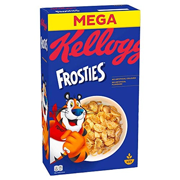 Kellogg's Frosties (1 x 700 g) – knusprige Cornflakes aus Mais mit leckerem Frosting – Frühstückscerealien ohne künstliche Farb- und Aromastoffe