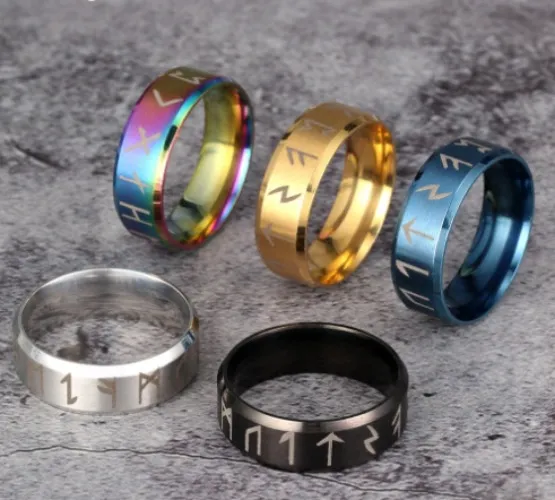 Norse Runes Signet Finger Jewelry