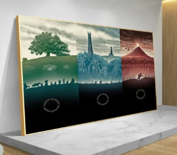 Classic Magic Movie Canvas Art Rings Lord