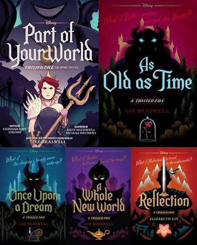 A Twisted Tale 5 Books Set: Part of Your World; As Old as Time; Once Upon a Dream; A Whole New World; Reflection