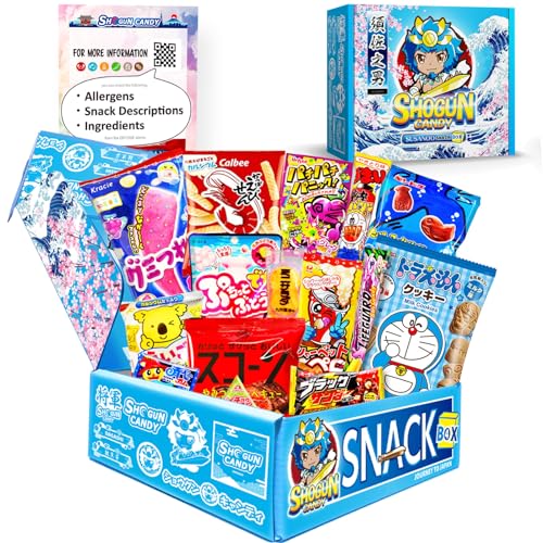 SHOGUN CANDY, Japanese Snacks and Japanese Candy, Popin Cookin Snack Boxes, Kawaii Anime Susanoo, 20 Ounce