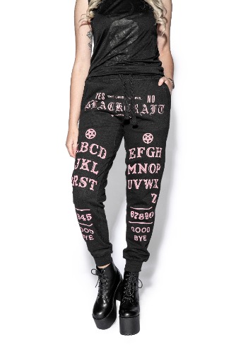 Ouija - Pink Print Joggers |