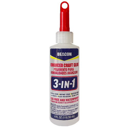 Beacon 3-in-1 Advanced Crafting Glue, 4-Ounce, 1-Pack - 1