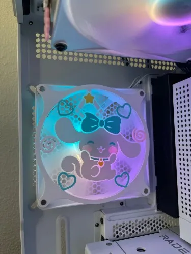 Cinnamoroll Arcade Puppy | Gaming Computer Fan Cover | 3D Printed