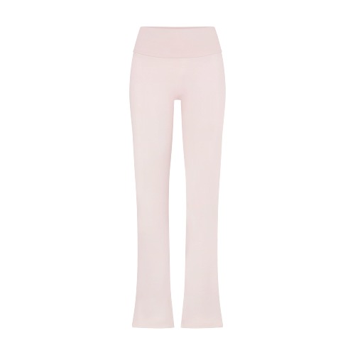 COTTON JERSEY FOLDOVER PANT | BARELY PINK | XXS