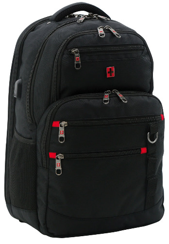 Swiss Tech Navigator Backpack with Padded Laptop Section