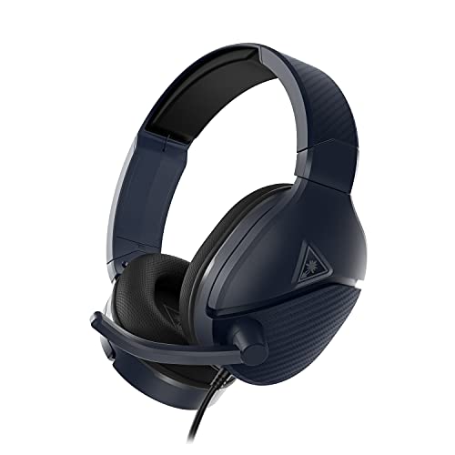 Turtle Beach Recon 200 Gen 2 Powered Gaming Headset for Xbox Series X, Xbox Series S, & Xbox One, PlayStation 5, PS4, Nintendo Switch, Mobile, & PC with 3.5mm connection - Midnight Blue - Gen 2 Midnight Blue