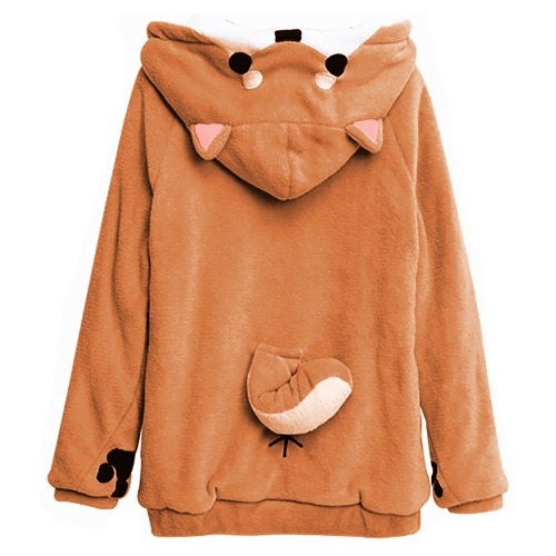 Corgi Puppy Hoodie - L