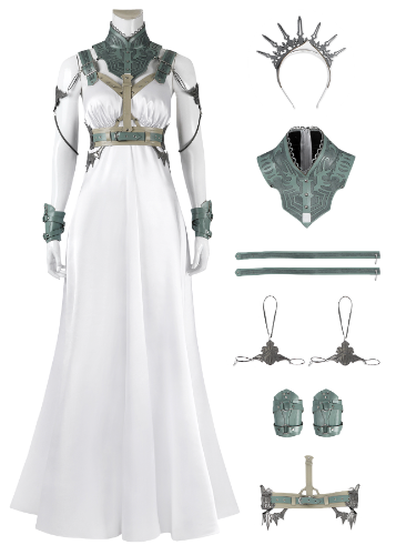 Final Fantasy VII Rebirth Aerith Tifa Yuffie Loveless Rosa Dress Costume Cosplay Suit Unibuyplus