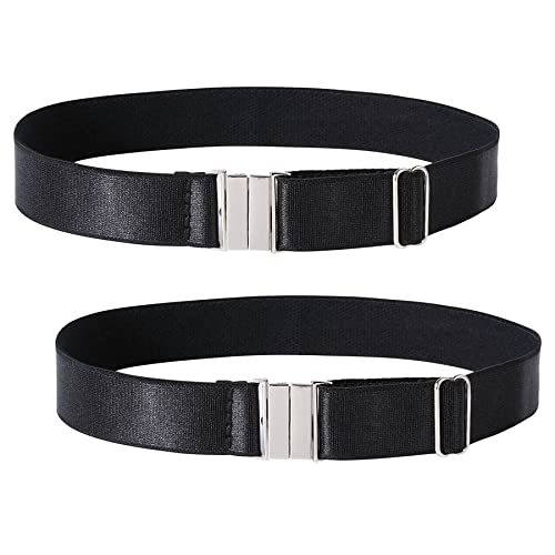 Leoparts Women's Thigh Garter Belt Gothic Leg Harness Belt Adjustable Stockings Garter with Buckle/Clips for Thigh High Socks - 01 Garter Belt Black - One Size