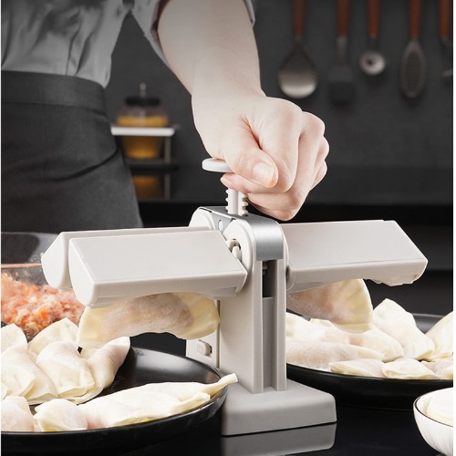 Household Double Head Automatic Dumpling Maker Mold Machine
