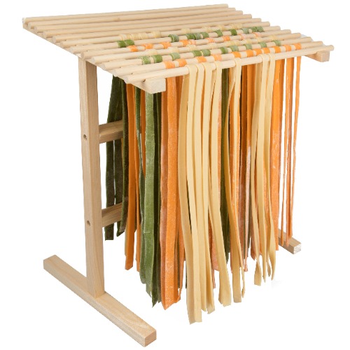 Pasta Drying Rack by Cucina Pro- All Natural Wood 