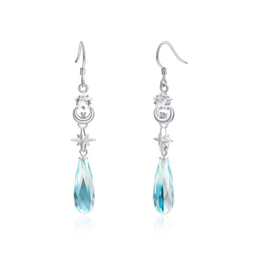 Skylar Crystal Drop Earrings