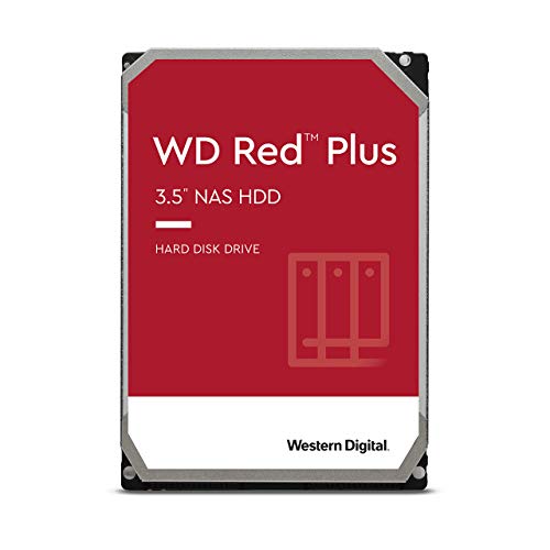 Western Digital 3TB WD Red Plus NAS Internal Hard Drive HDD - 5400 RPM, SATA 6 Gb/s, CMR, 128 MB Cache, 3.5" -WD30EFZX - 3TB - 128 MB Cache