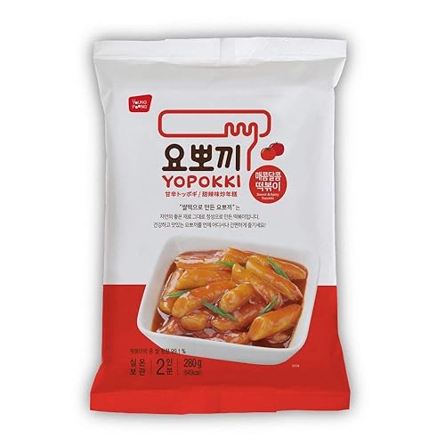 Yopokki Prepared Korean Rice Cake Instant Packet Hot & Spicy