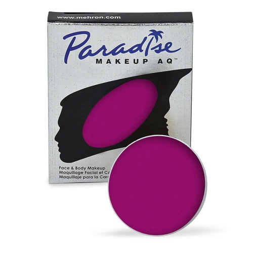 Mehron Makeup Paradise Makeup AQ Refill (.25 oz) (Nebula – Neon Purple/Purple UV) - Neon UV Nebula