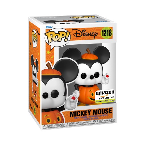 Funko POP Disney: Mickey -Trick or Treat (Glow) - Exclusive to Amazon