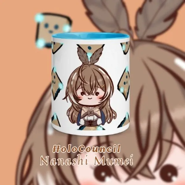 Hololive Nanashi Mumei Mug With Color Inside - Etsy