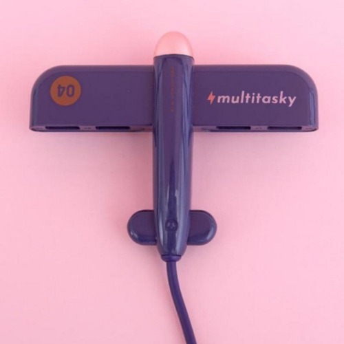Flyport Cute USB Hub 4 in 1 - Navy Blue