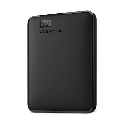 WD 4TB Elements Portable HDD, External Hard Drive, USB 3.0 for PC & Mac, Plug and Play Ready - ‎WDBU6Y0040BBK-WESN - 4TB - HDD