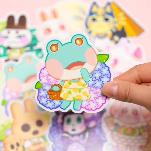 Lily Die Cut Vinyl Sticker - Regular