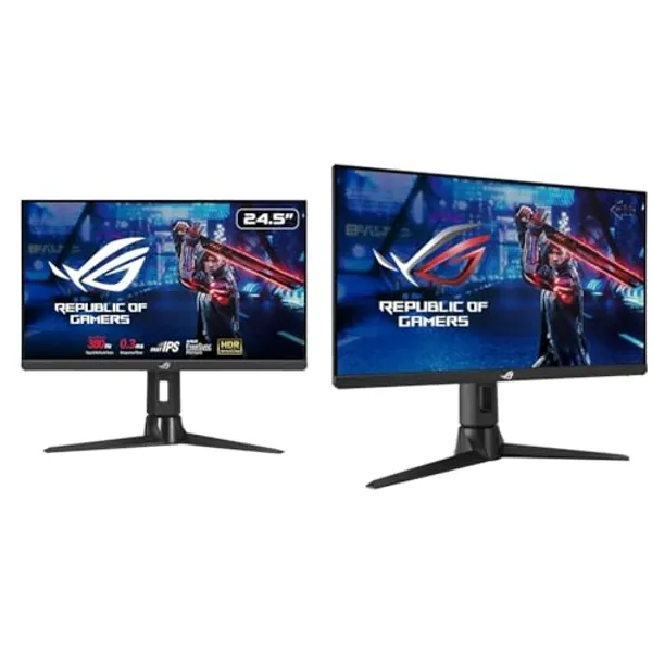 ASUS ROG Strix 380Hz 25” (24.5-inch viewable) 1080P HDR Esports Gaming Monitor (XG259QN) & ROG Strix 24.5” 1080P Gaming Monitor (XG256Q) - Full HD, Fast IPS, 180Hz, 1ms